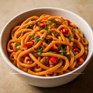 Chilli garlic udon Noodles