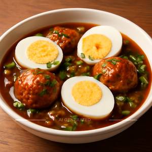 Double egg manchurian
