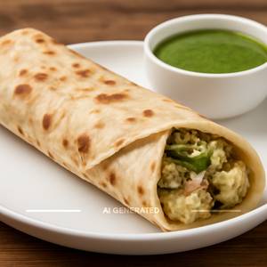 Afghani Paneer Roll