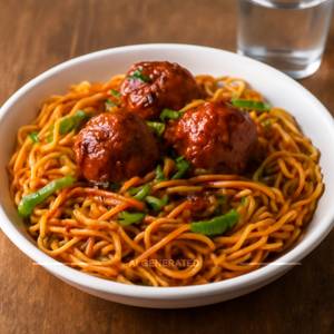 Non-veg Manchurian Noodles