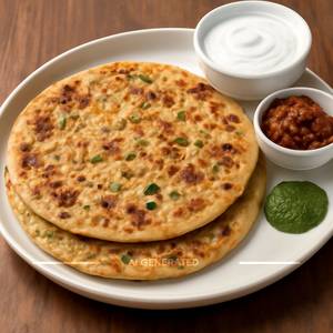 2 Aloo Pyaz Paratha