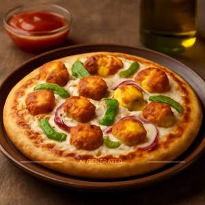 Paneer Tikka Cheese Pizza [8 Inches]