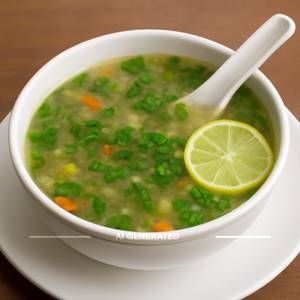 Veg Lemon And Coriander Soup