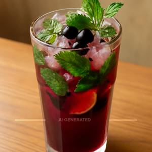 Blackcurrant mojito
