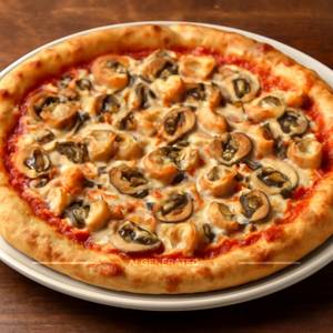 Chicken And Mushroom Pizza
