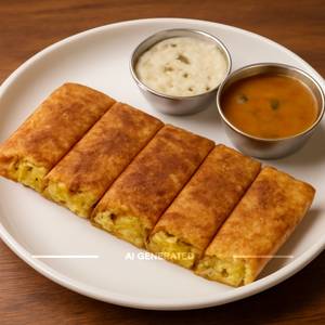 Cutting Masala Dosa
