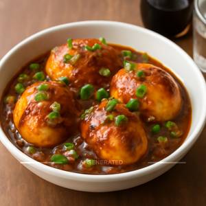 Double Egg Manchurian
