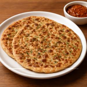 Onion Paratha [2 Pieces]