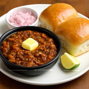 Mushroom Pav Bhaji