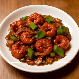 Chilli prawns
