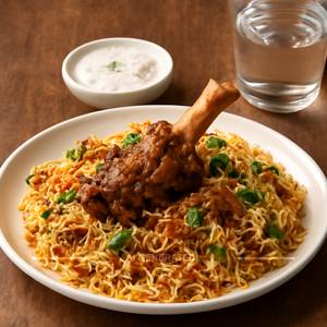Mutton Nalli Ghost Biryani