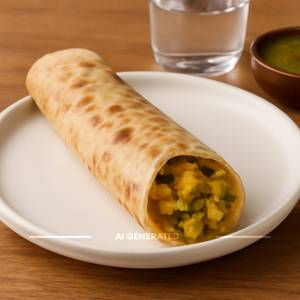 Single aloo roll