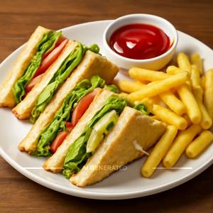 Veg Club Sandwich