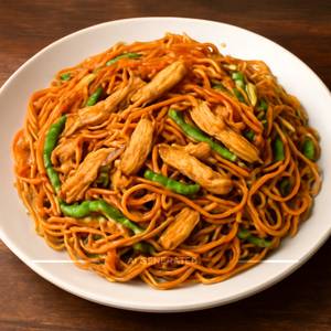 Chicken singapuri noodles