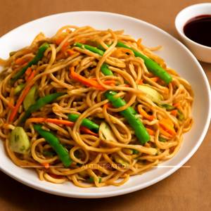 Garlic chowmein