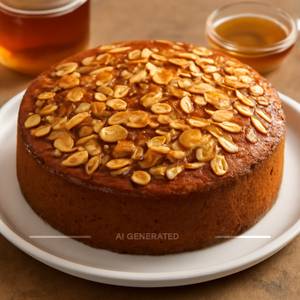 Honey Almond Cake (1 Kg)                                                                                                                                     