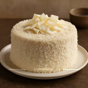White Choclate Coconut Cake Half Kg