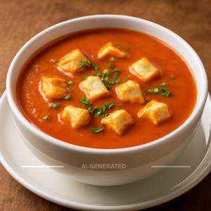 Paneer tomato soup