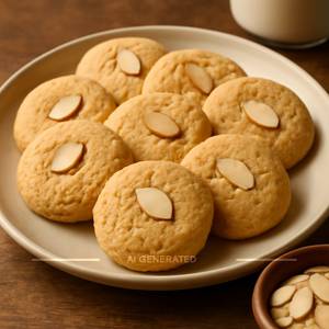 S Butter Almond Cookies (250 Gms)