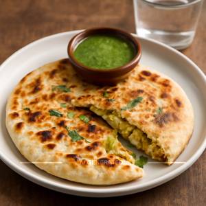 Paneer Stuffed Kulcha