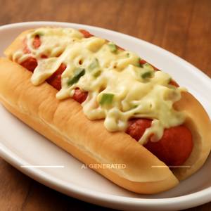 Cheese Veg Hot Dog