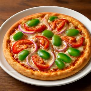 Onion Tomato Capsicum Pizza