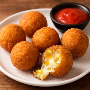 Cheese corn balls