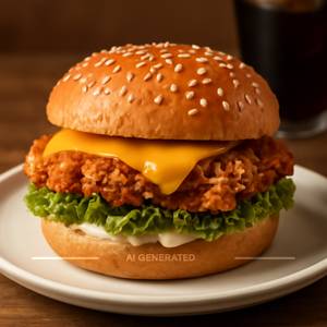 Chicken Zinger Cheese Burger