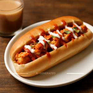 Paneer Hot dog