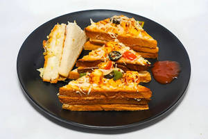 Veg Triple Decker Grilled Sandwich