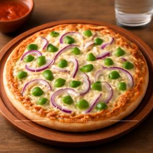 Onion Capsicum Cheese Pizza