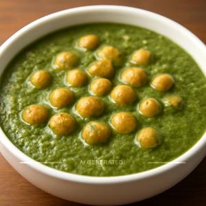 Chole with Green Gravy