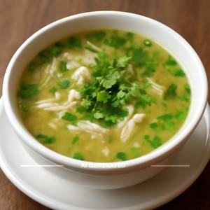 Chicken lemon corriander soup