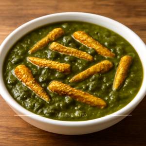 Baby Corn Palak Masala