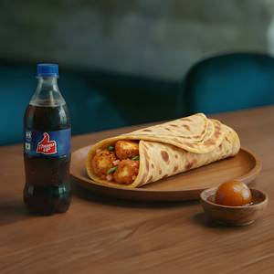 Paneer Tikka Roll + 1 Thums Up [250 ml] + Gulab Jamun [1 Pc].