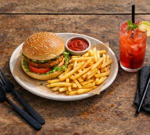 Veg Burger Meal Combo
