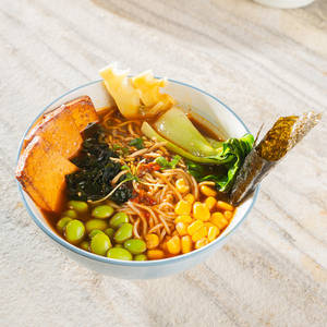 Miso Ramen- Braised Tofu & Veggies