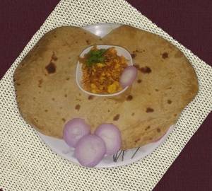 Chapathi[2 pieces] with egg bhurji