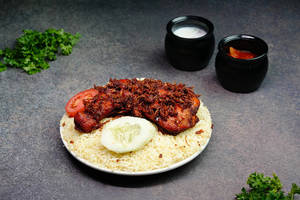 Chicken Dum Rice With Poricha Kozhi