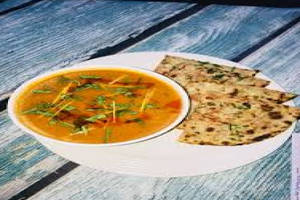 Keema Naan With Veg. Manchow Soup