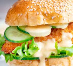 Mayonnaise Veg Burger