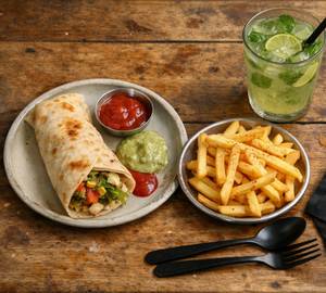 Veg Wrap Meal Combo