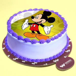 Mickey Mouse Photo Cake