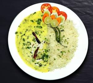 Plain Kadhi with Chawal