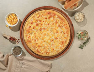 Corn And Cheese Pizza