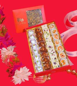 Ghee & Khoya Mix Sweets 1 Kg + Kaju Masoor 500G