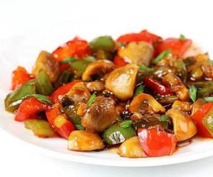 Mushroom Chilli.