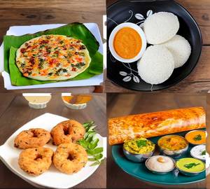 Idli & Vada & Dosa & uthappam(3*3*1*1)