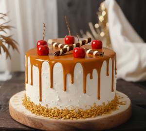 Mini Butterscotch Eggless Cake 250gm