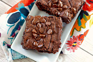 Double Choco Chips Brownie
